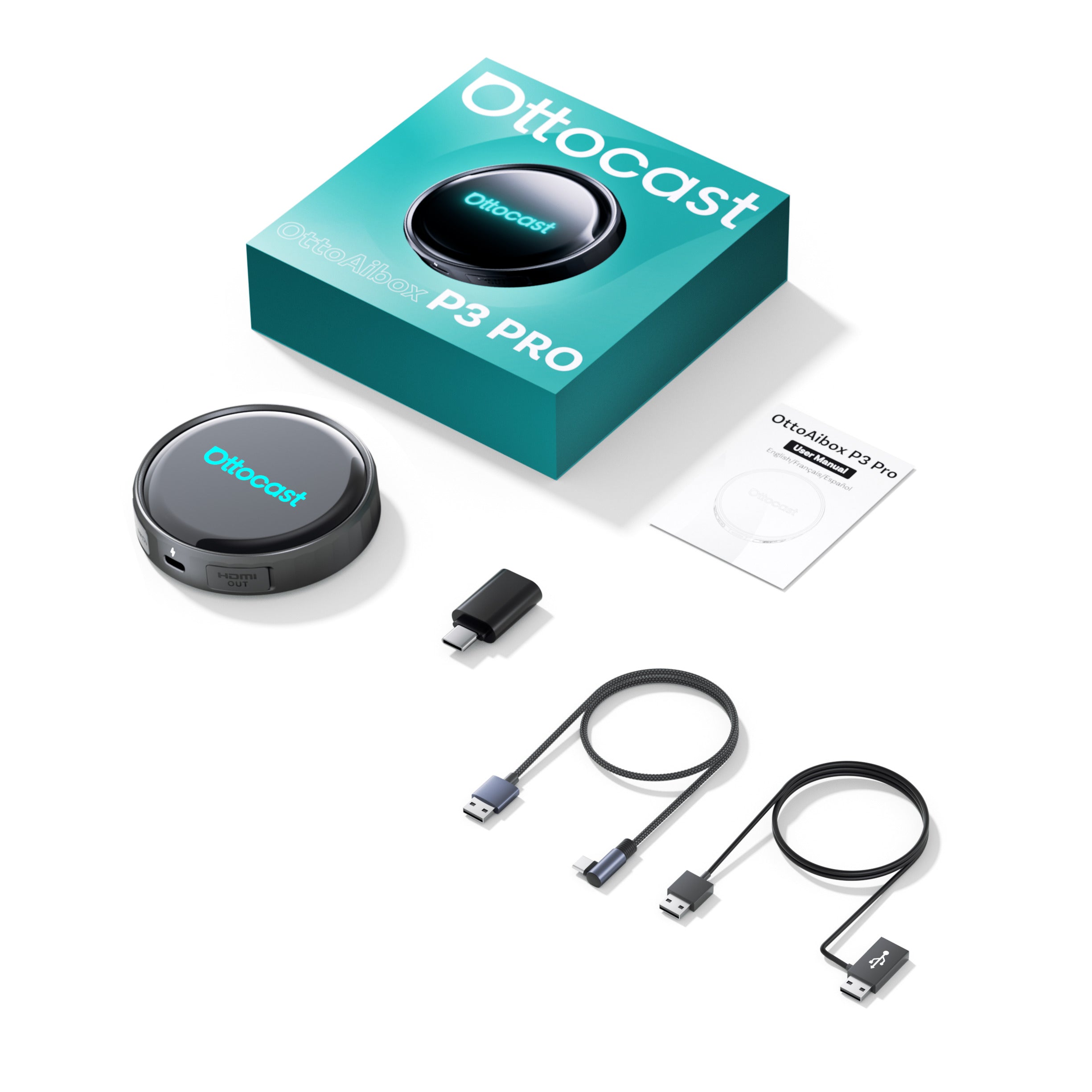 ⏳ 12-Stunden-Blitzangebot! Nicht verpassen! 💥OttoAibox® P3 Pro CarPlay AI Box