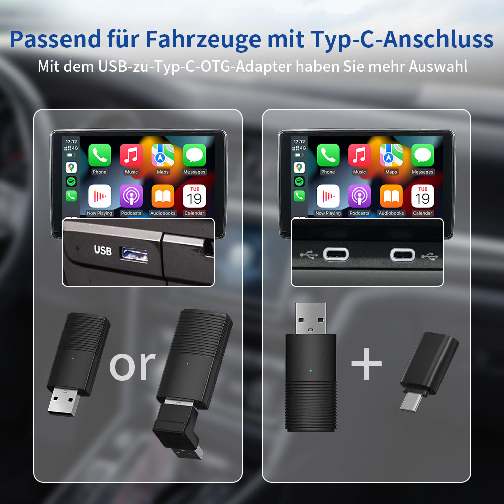 Mini Wireless CarPlay/Android Auto Adapter - Ottocast Germany