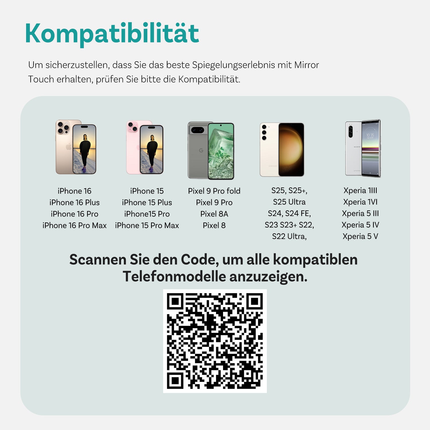 Adaptateur CarPlay sans fil Ottocast® Mirror Touch