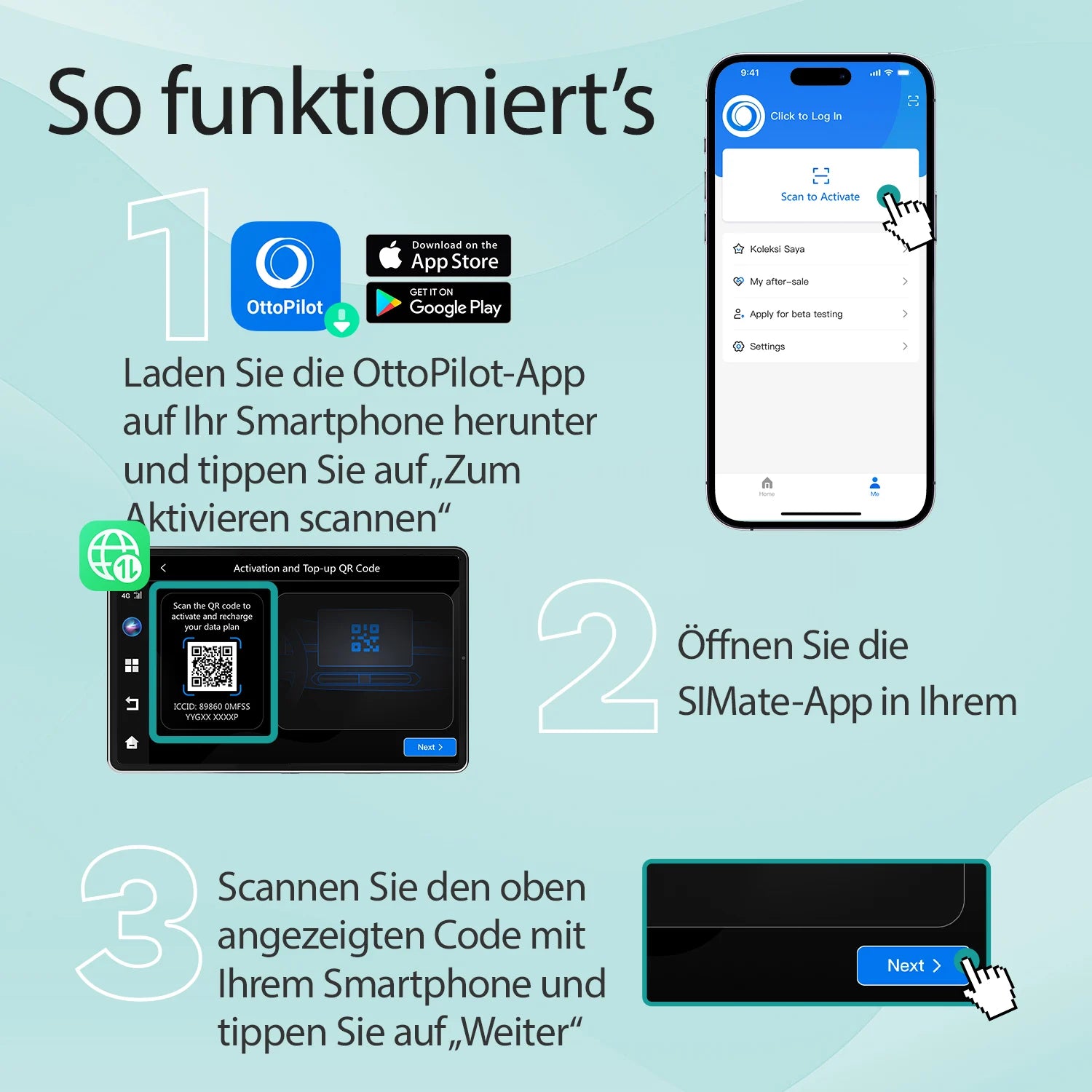 OTTOCAST® CloudSIM 10 GB/30 GB/60 GB/120 GB