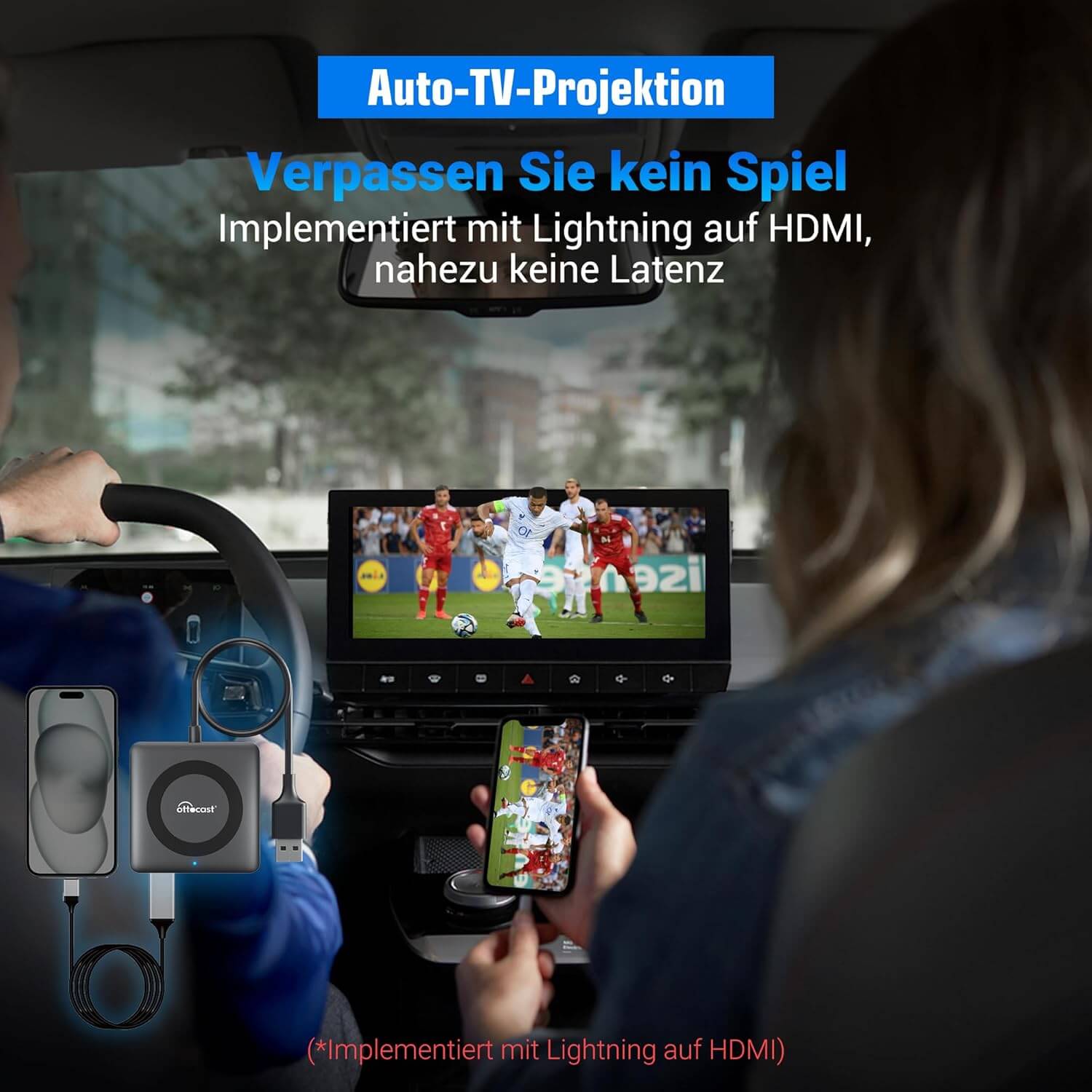 ⏳ 12-Stunden-Blitzangebot! Nicht verpassen! 💥Car TV Mate Pro - Ottocast Germany