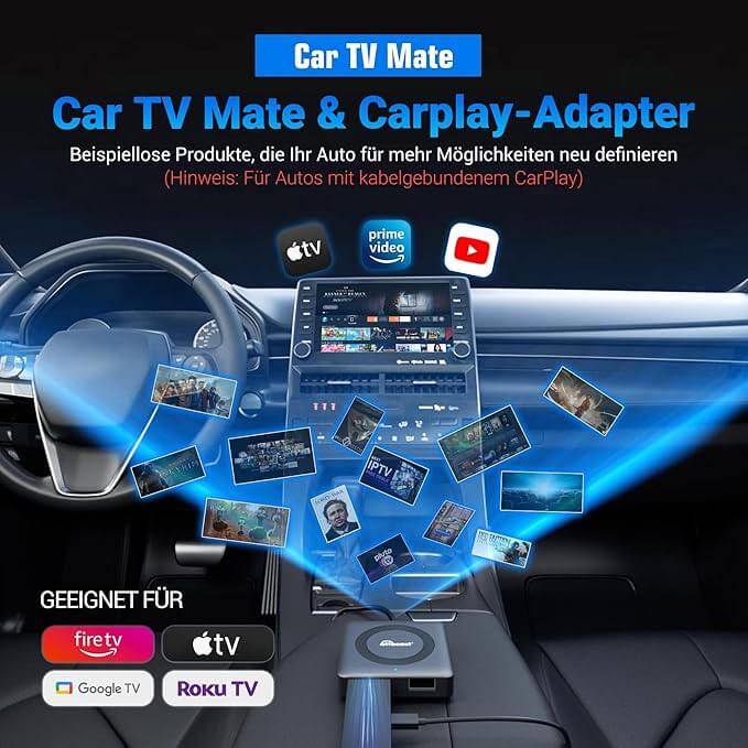 ⏳ 12-Stunden-Blitzangebot! Nicht verpassen! 💥Car TV Mate Pro - Ottocast Germany