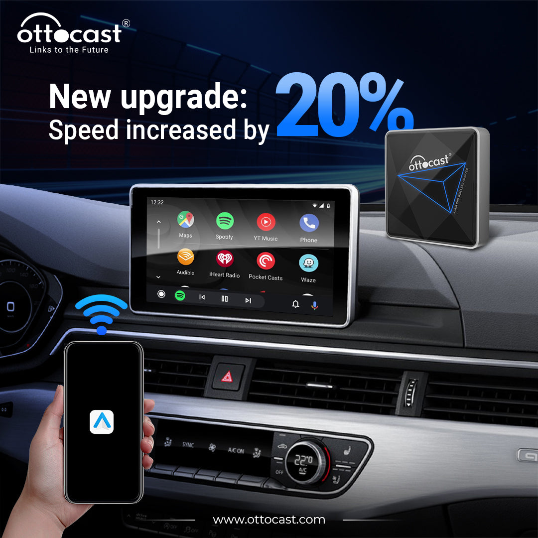OTTOCAST ™ OTTOCAST A2 PRO Kabelloser Android Auto Adapter - Ottocast Germany