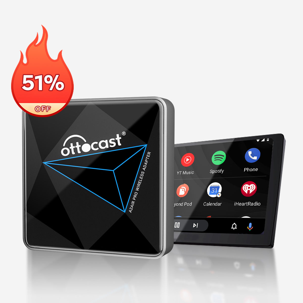 Ottocast® U2AIR Pro Wireless CarPlay Adapter
