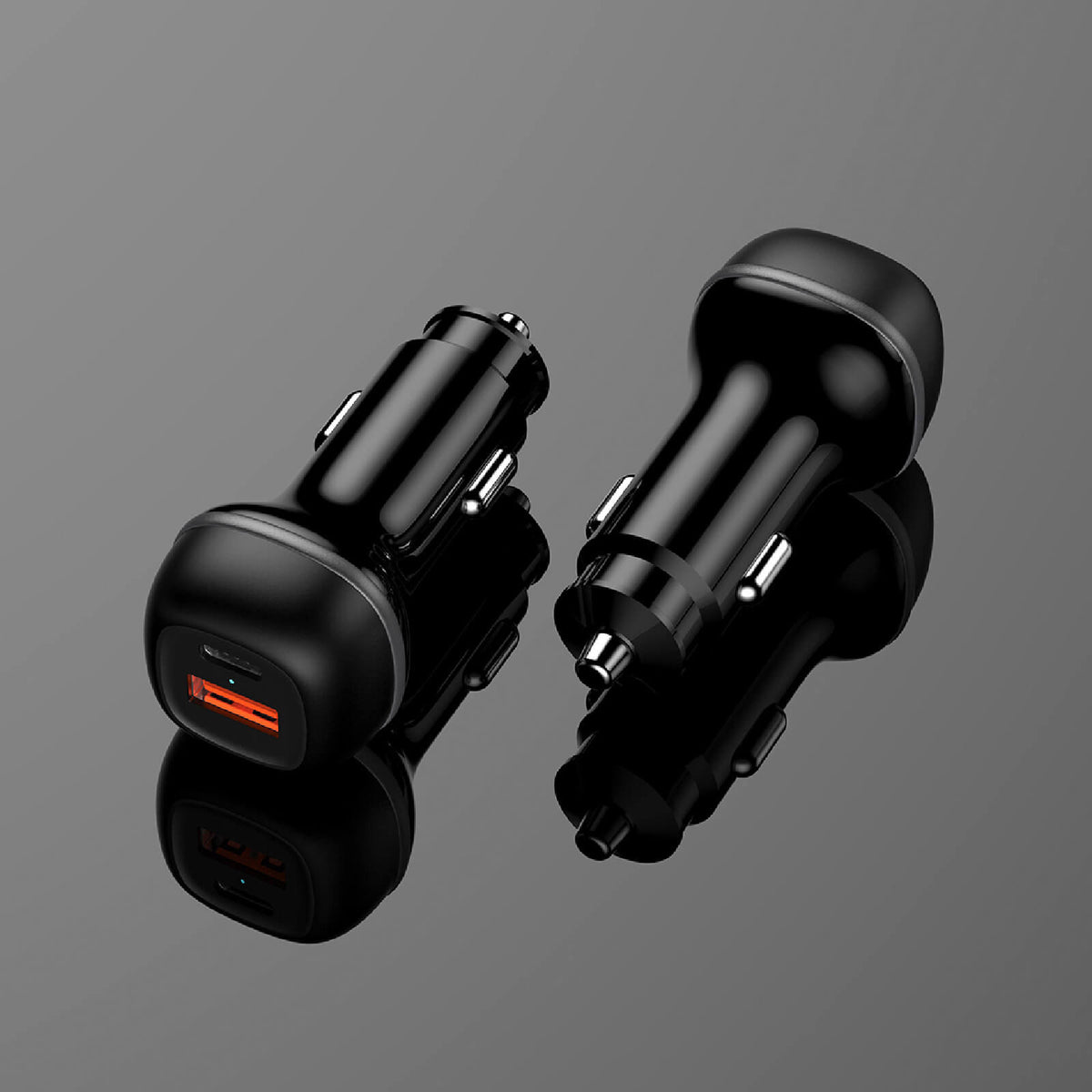 Schnellladegerät für Auto – Dual USB-C & USB-A