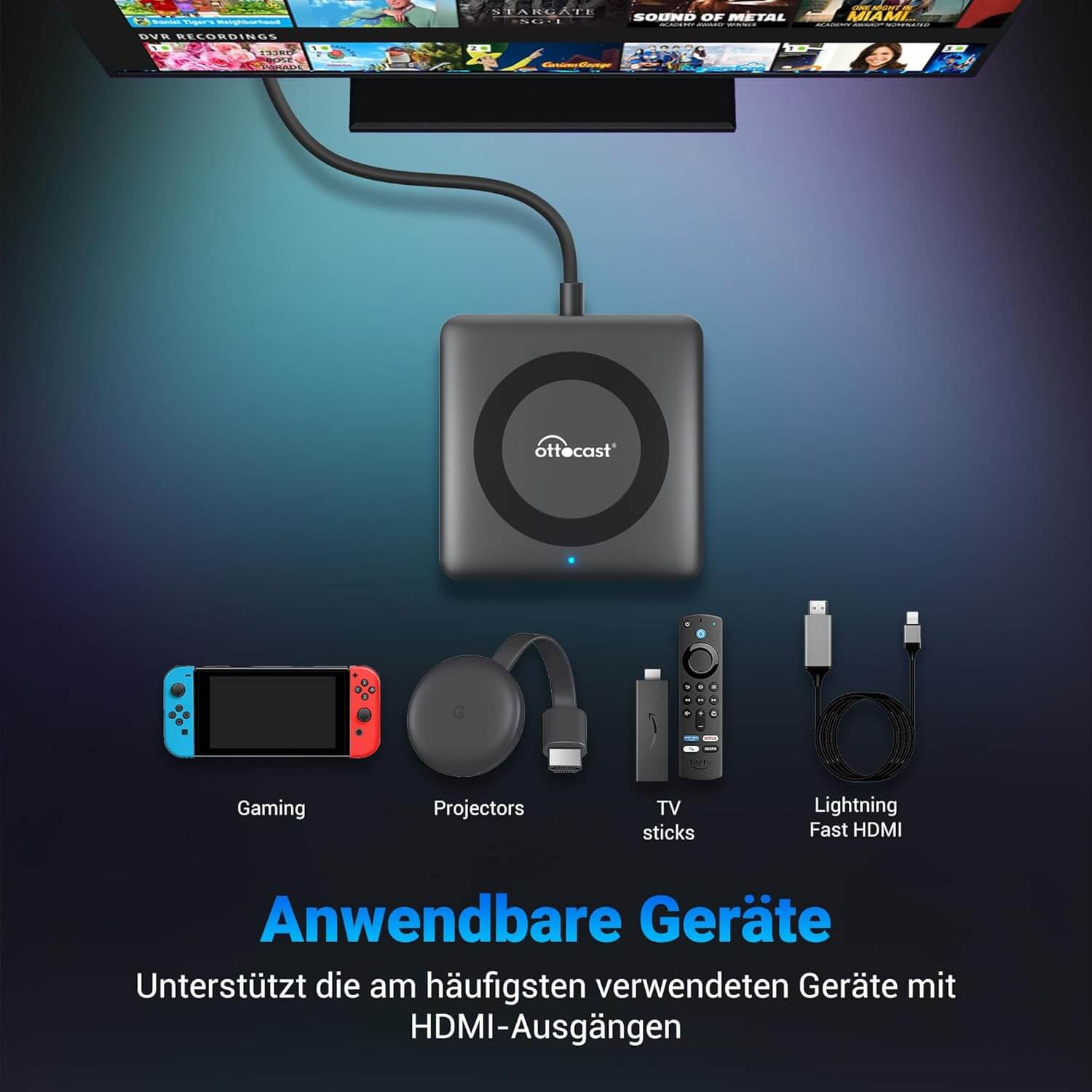 Ottocast-CarTvMate-Max-IV-Universal-Kabelloses-CarPlay-Android-Auto-HDMI-Multimedia-8