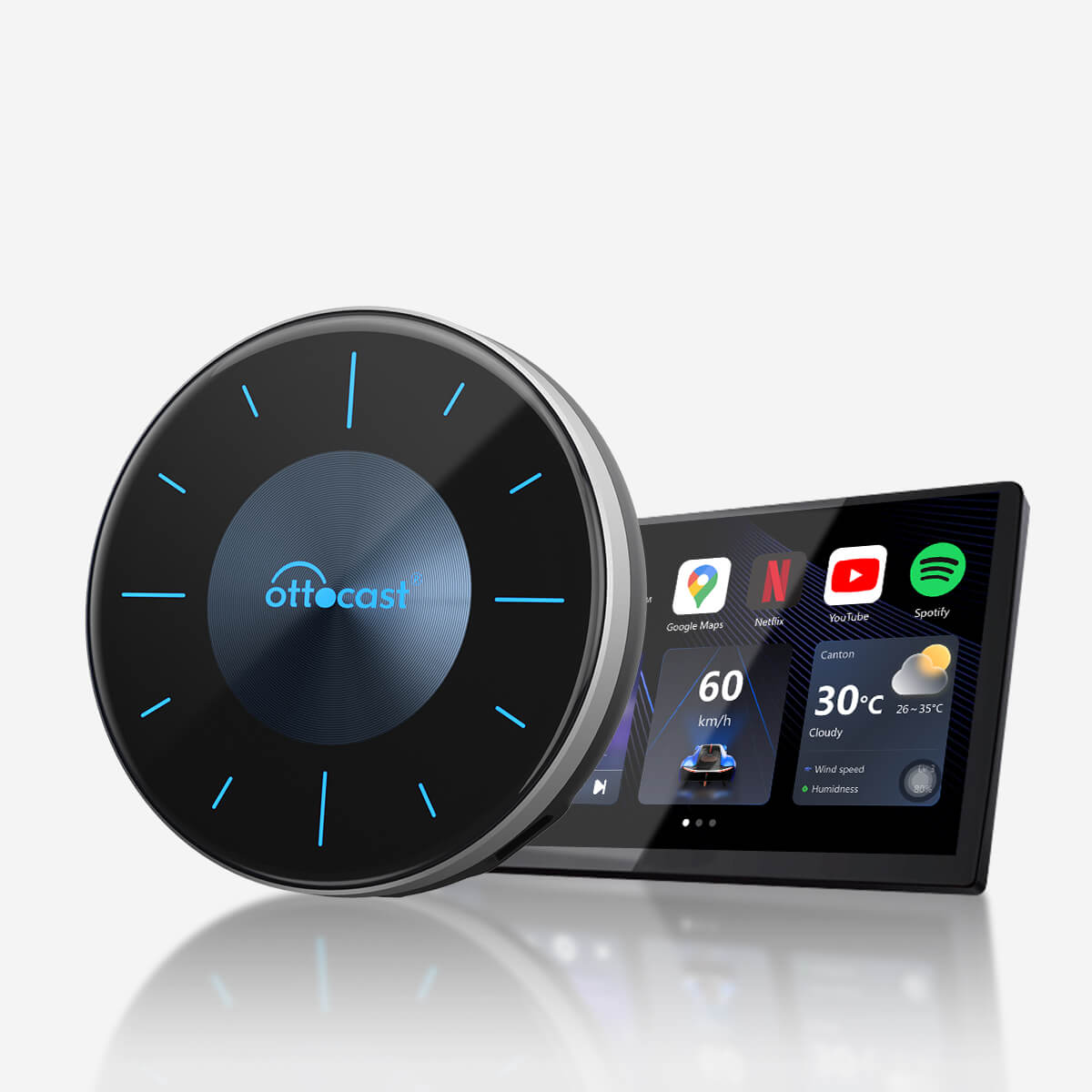 Ottocast-P3-AiBox-CarPlay-Android-Auto-Netflix-YouTube-12.0-Multimedia-system