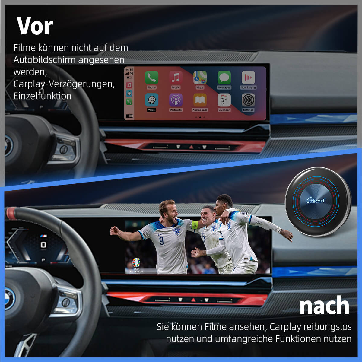Ottocast® i3 AI Box Für BMW - Ottocast Germany
