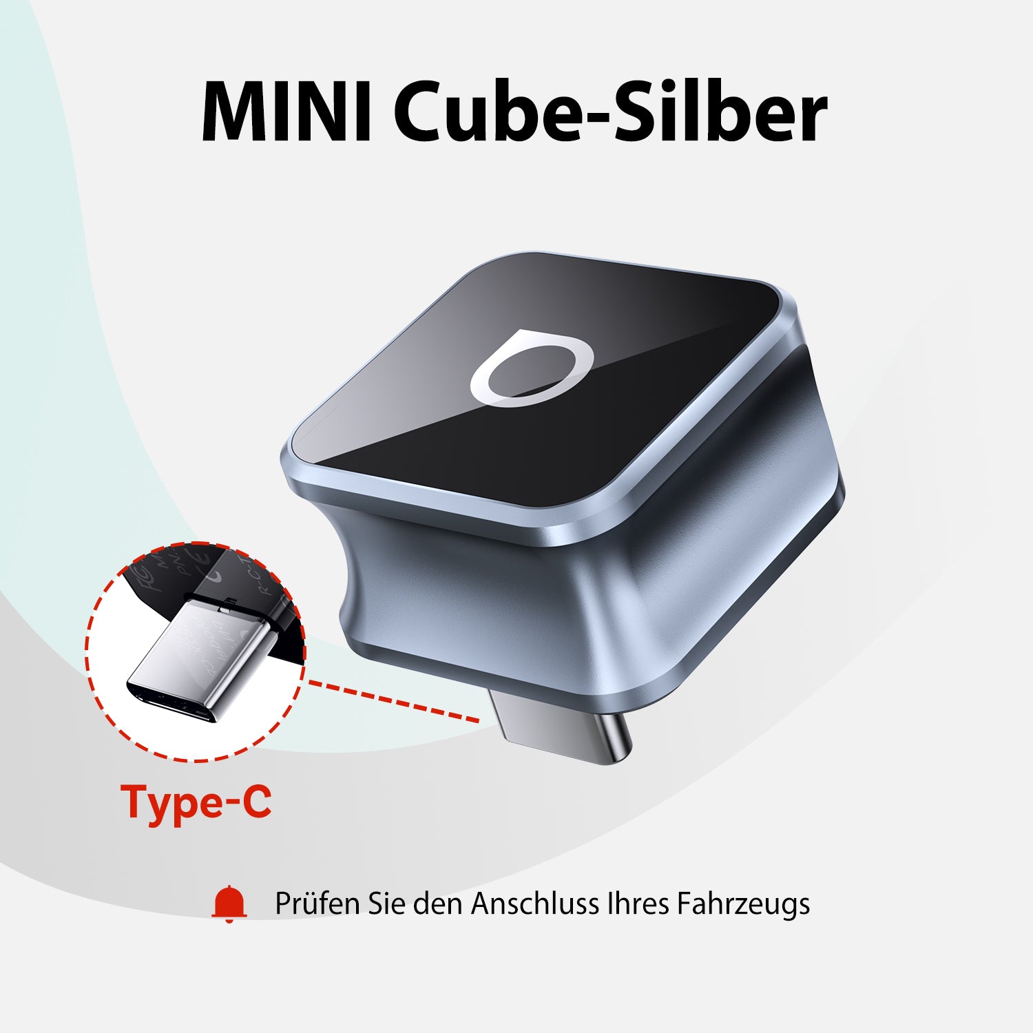 Ottocast® Mini Cube 3.0 Wireless CarPlay und Android Auto Adapter