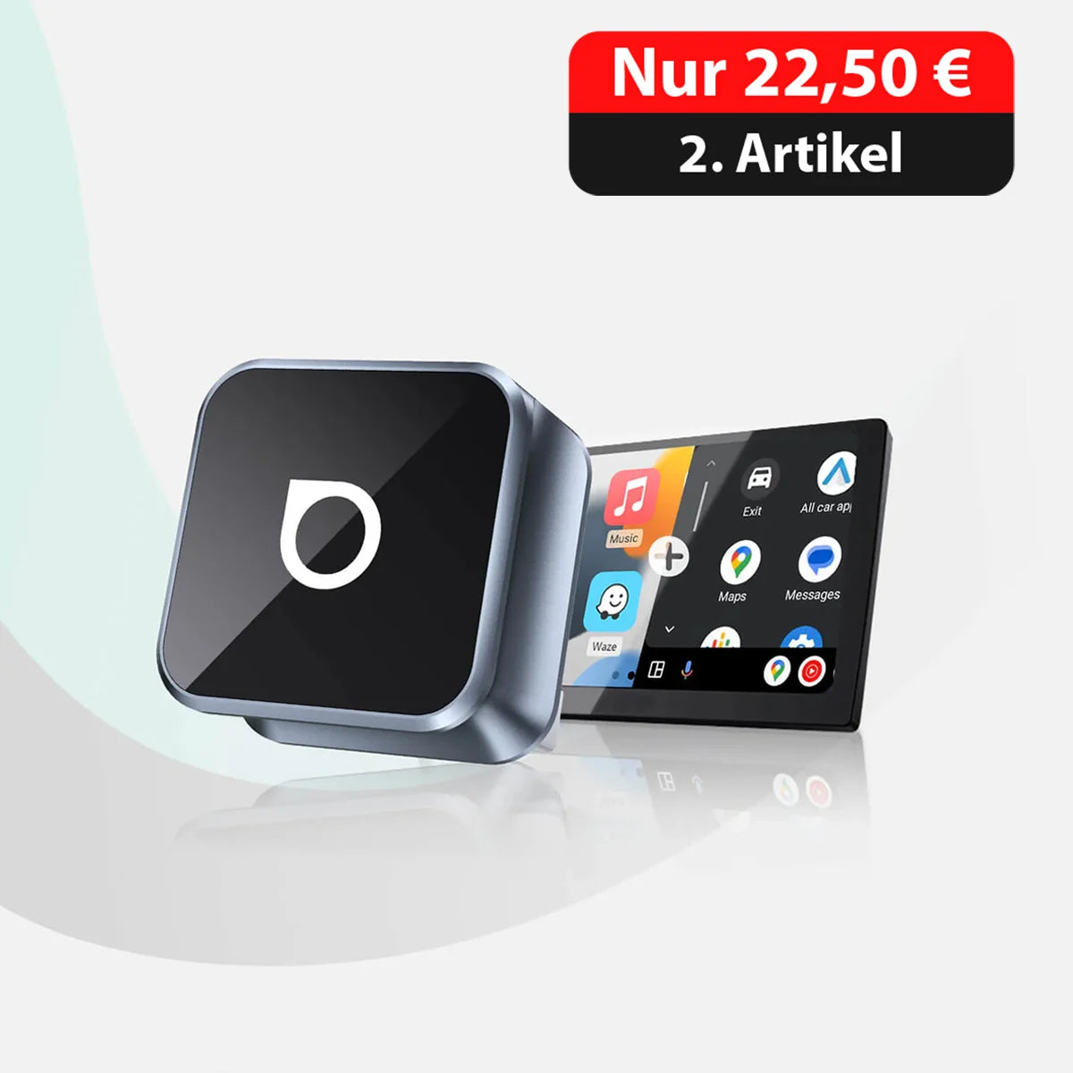 Ottocast® Mini Cube 3.0 Ultra Wireless CarPlay and Android Auto Adapter