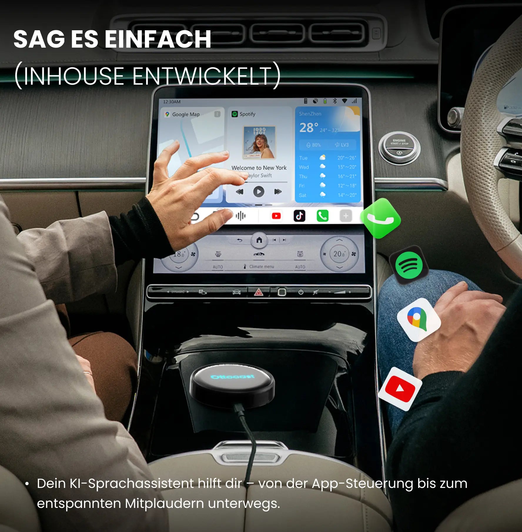 ⏳ 12-Stunden-Blitzangebot! Nicht verpassen! 💥OttoAibox® P3 Pro CarPlay AI Box