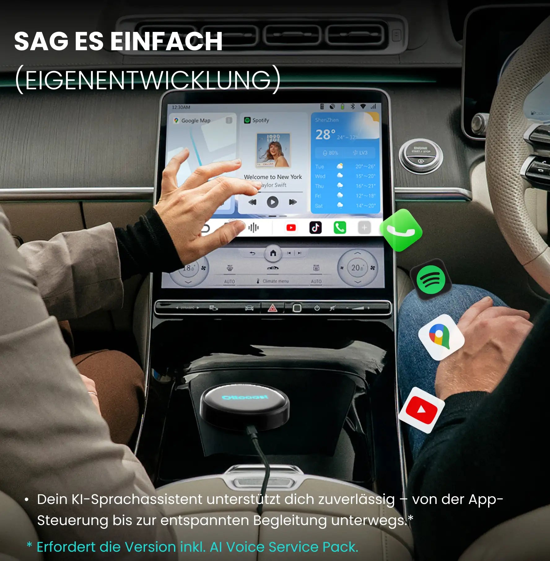 OttoAibox® P3 Pro CarPlay AI Box