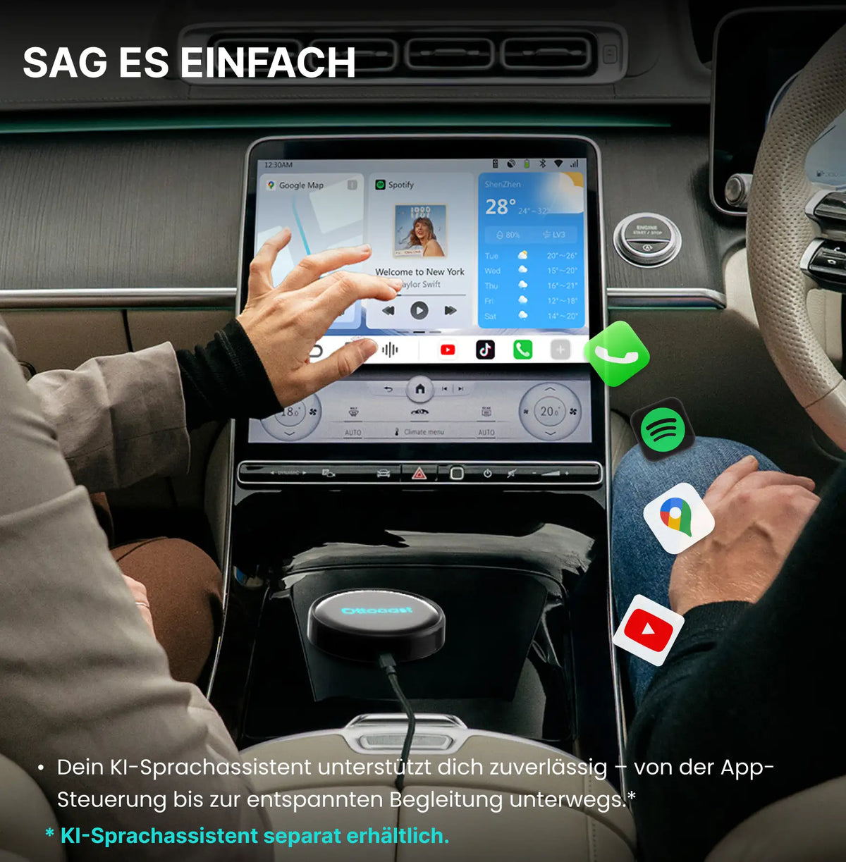 Boîtier IA OttoAibox® P3 Pro CarPlay