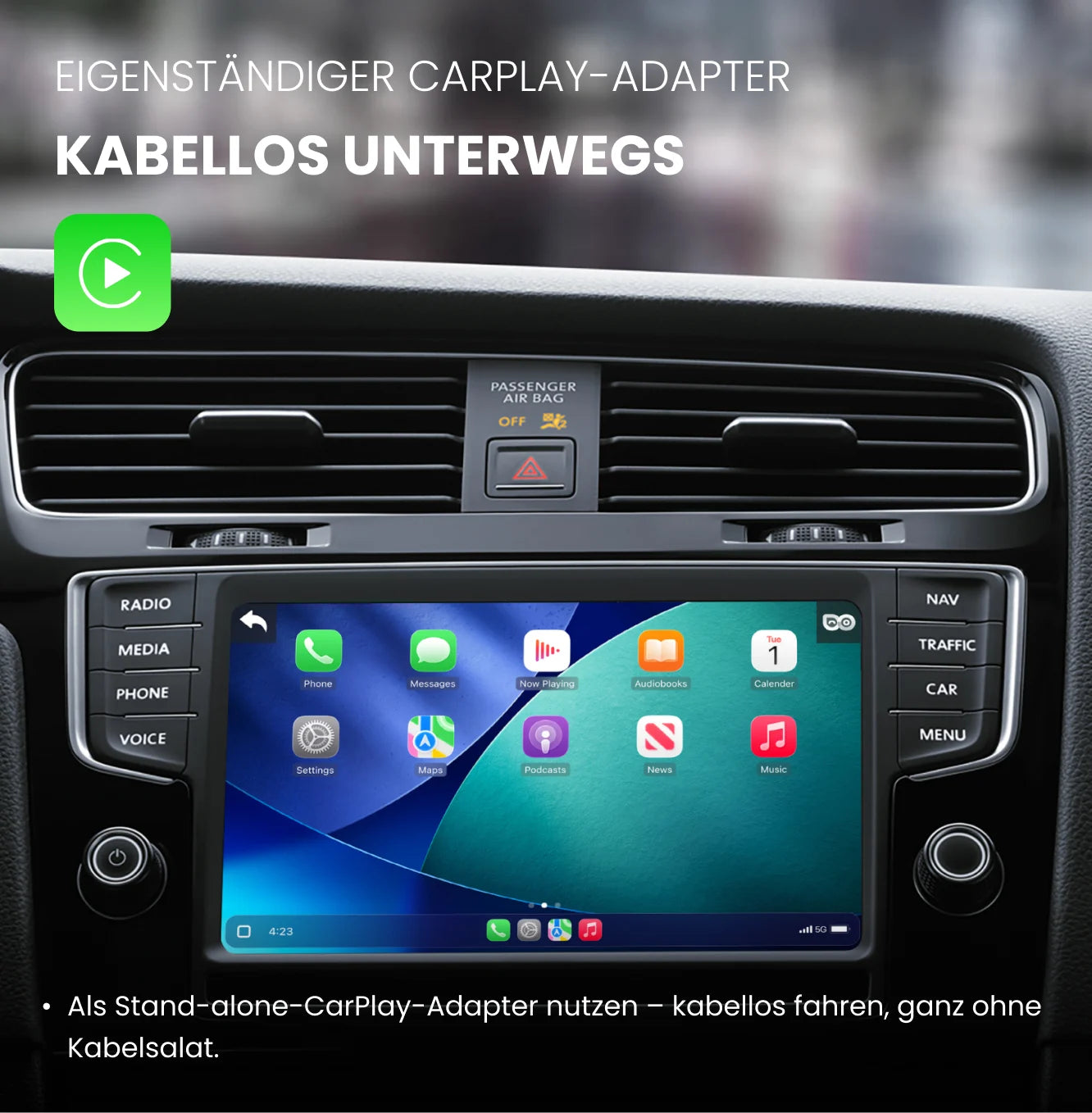 OTTOCAST® Cabin Care Owl Monitoring Wireless CarPlay Adapter