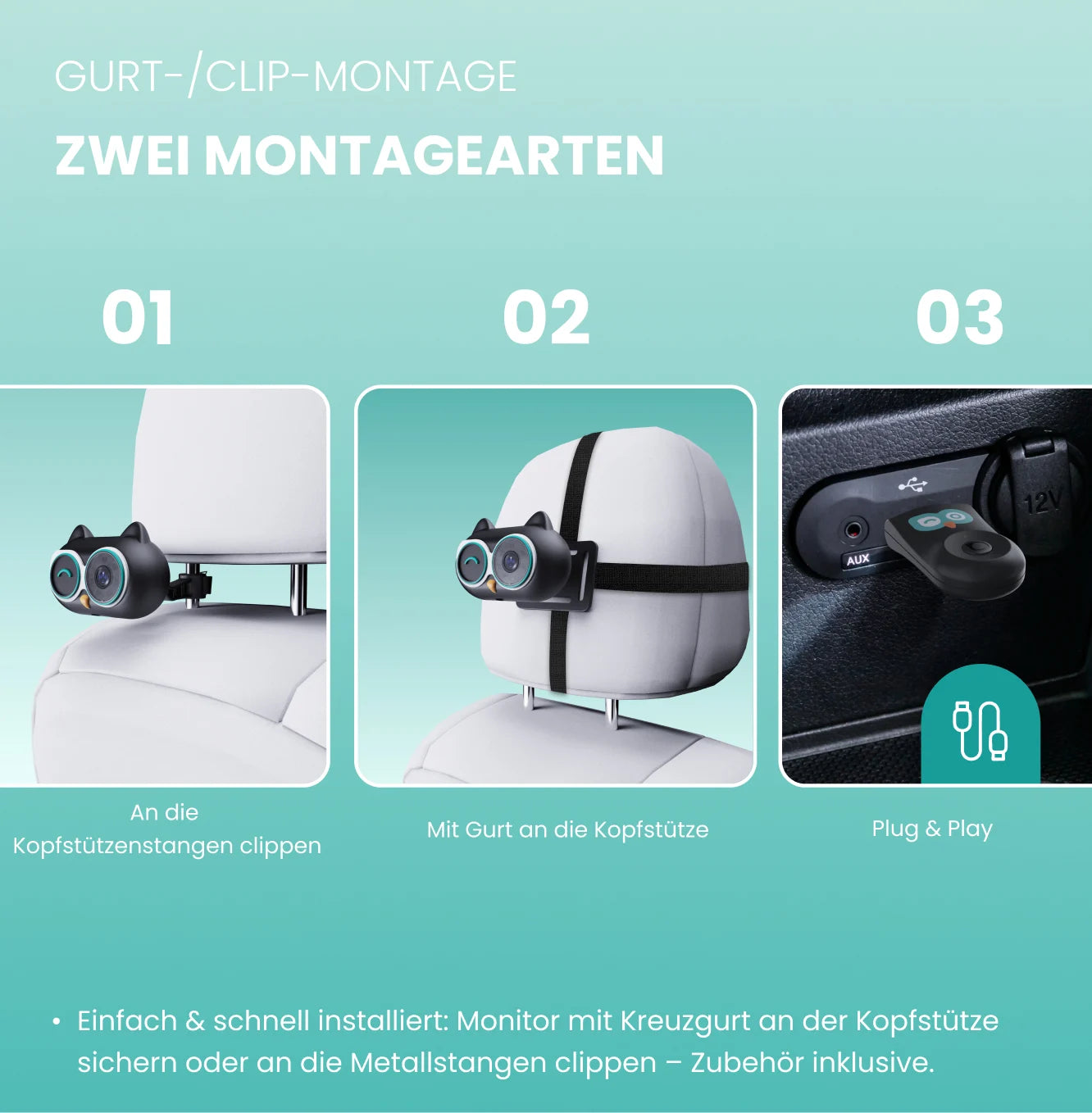 ⏳ 12-Stunden-Blitzangebot! Nicht verpassen! 💥OTTOCAST® Cabin Care Owl Monitoring Wireless CarPlay Adapter