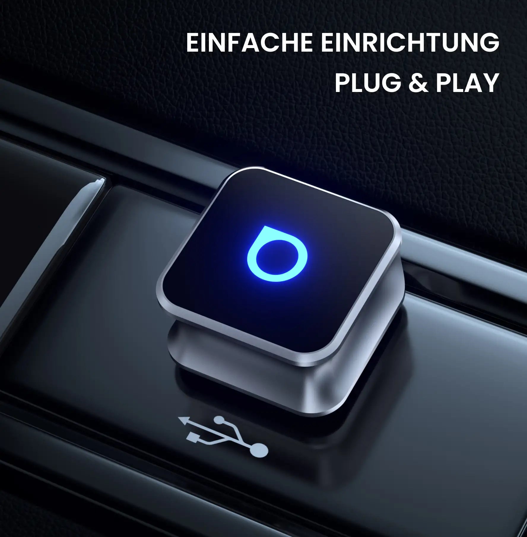 Ottocast® Mini Cube 3.0 Adapter – Cosmic Orange Sonderedition