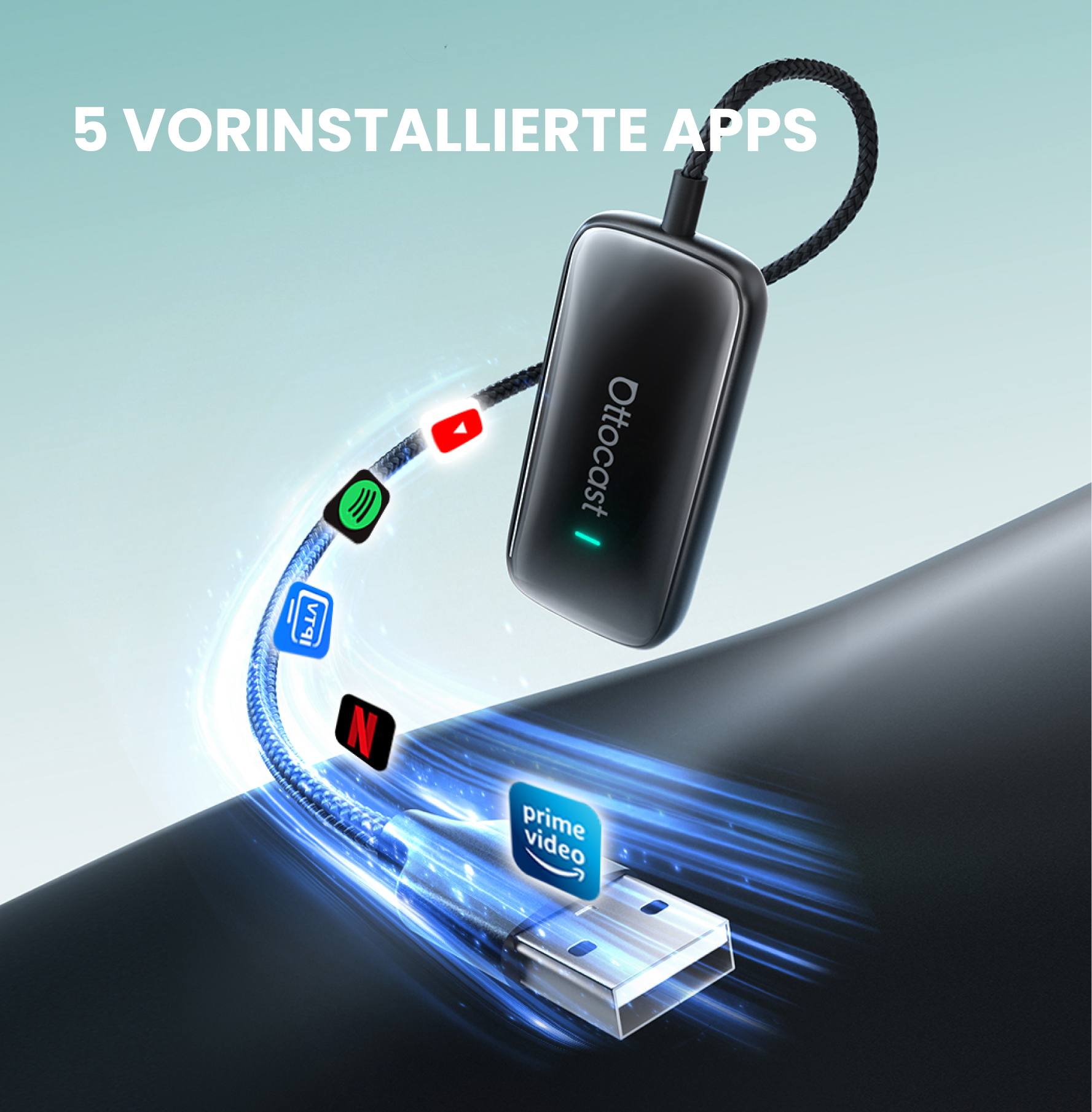Bezdrátový univerzální adaptér Plav2Video Ultra pro CarPlay/Android Auto