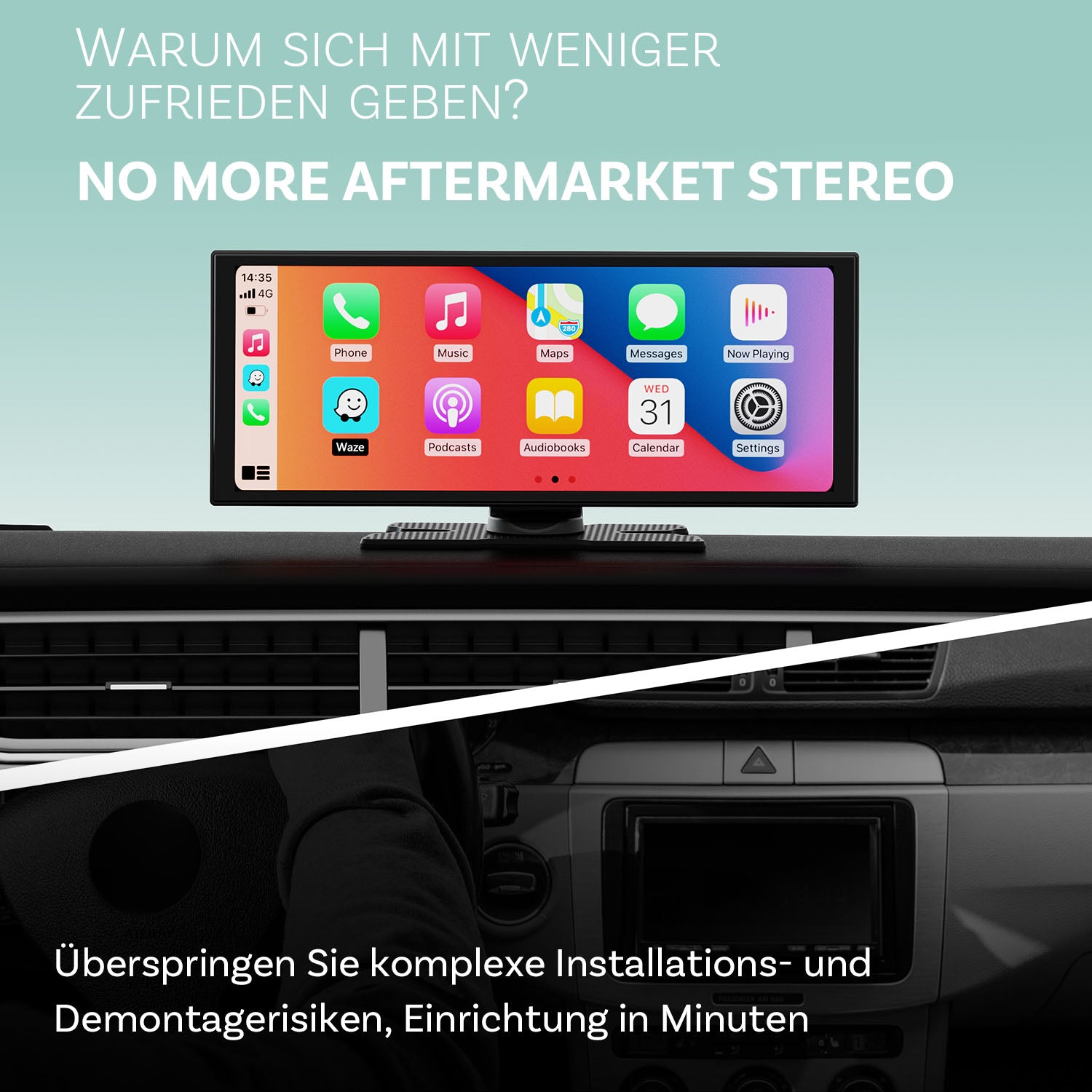 Tragbarer Auto-Bildschirm ScreenFlow