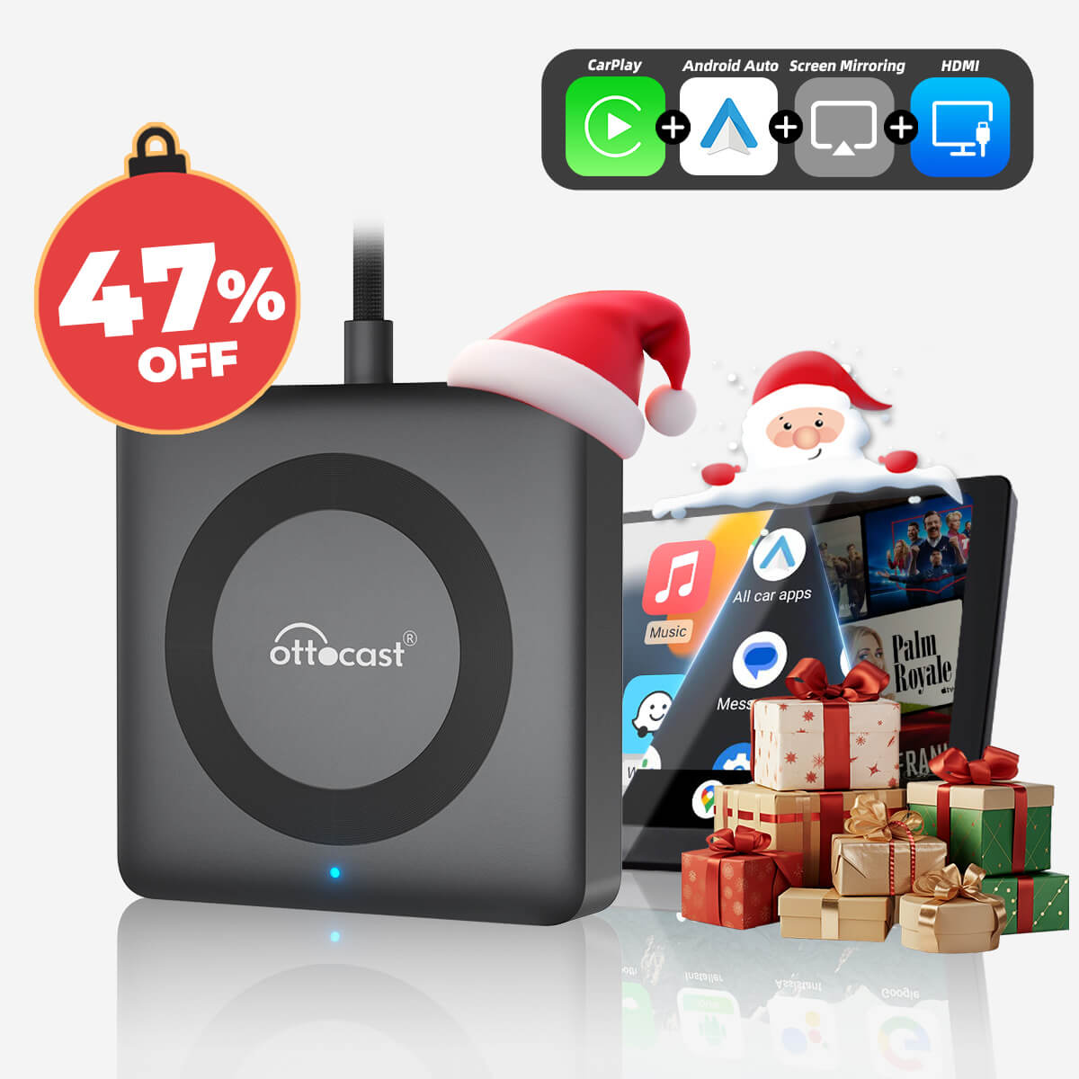 (🆕Ottocast novelties enjoy a 54% discount) Ottocast® Car TV Mate Max