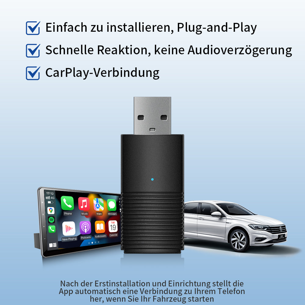 (🕊️Zeitlich befristetes Angebot) Ottocast® Mini Wireless CarPlay/Android Auto Adapter