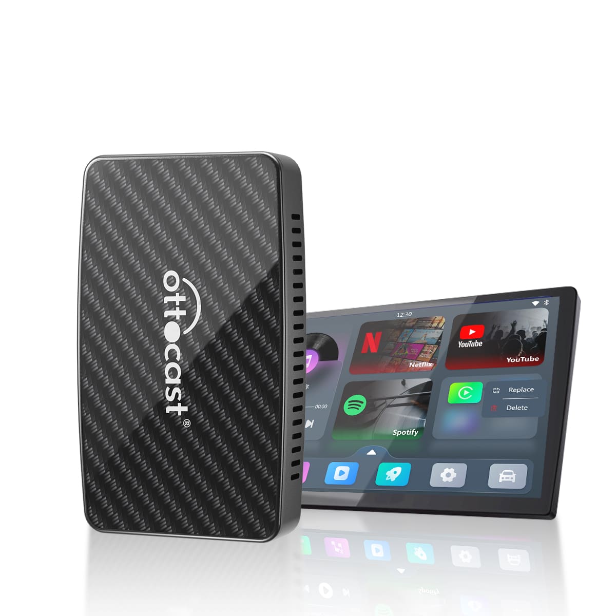 Ottocast® Play2Video Pro kabellose CarPlay/Android Auto Adapter