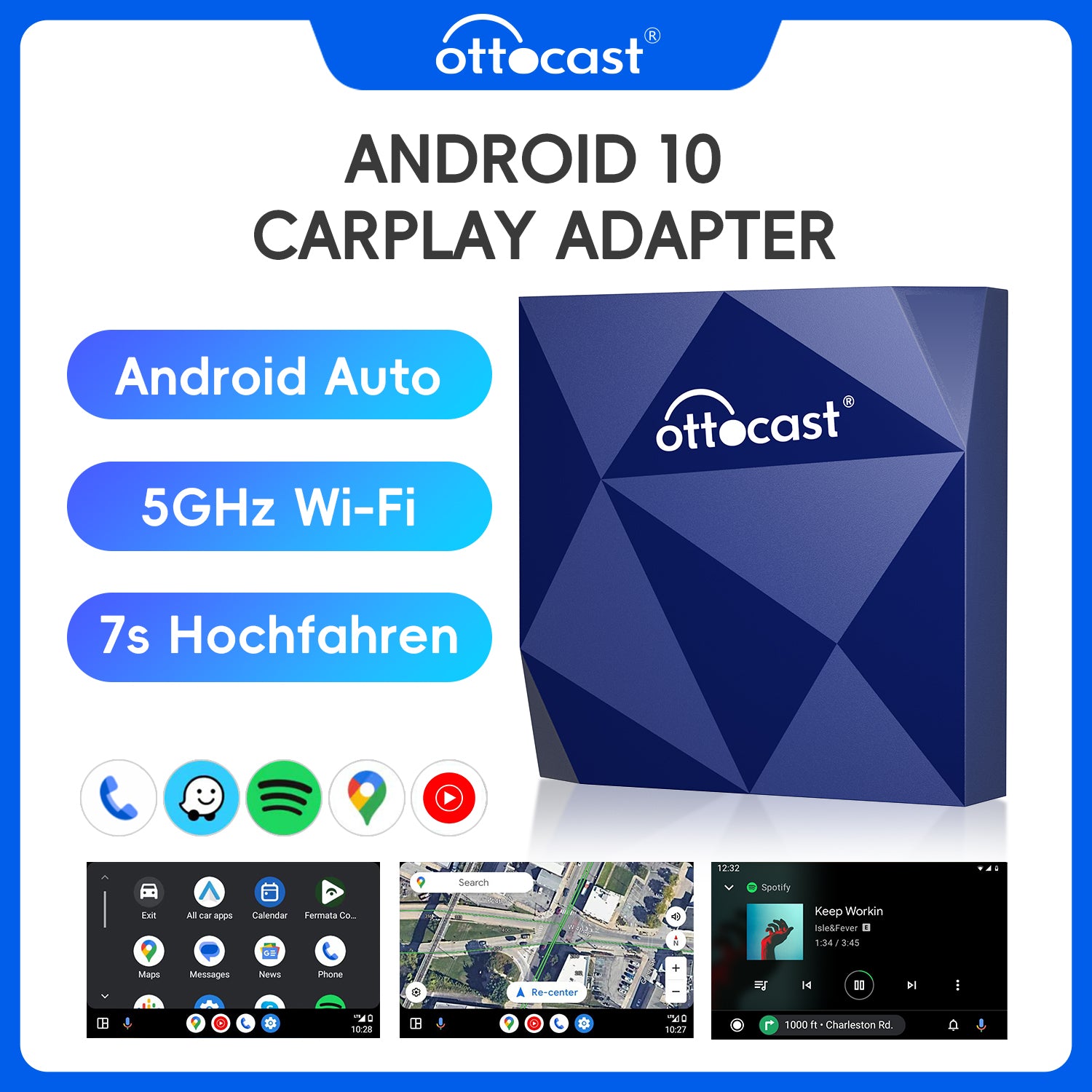 A2Air Wireless Android Car Adapter for Android