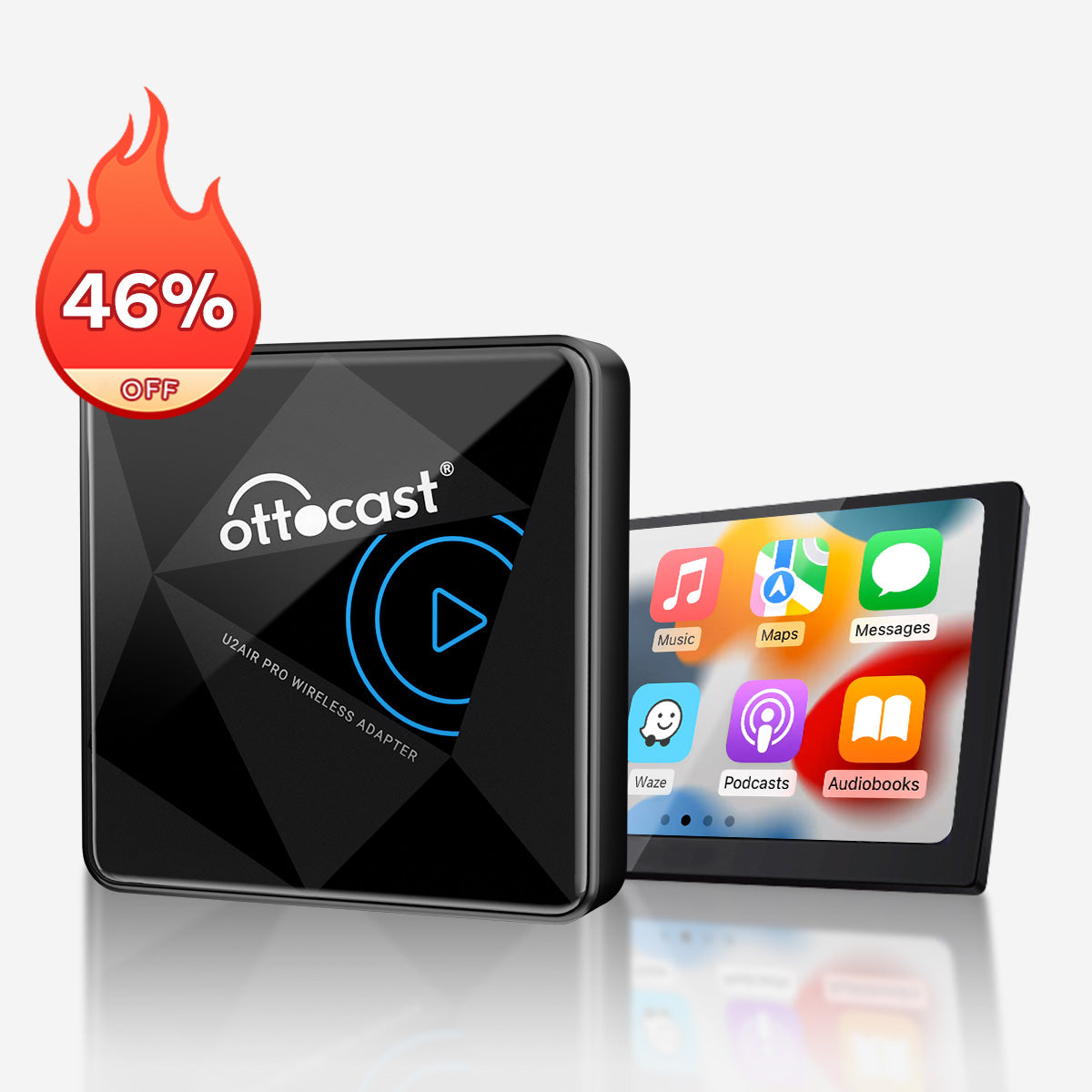 Ottocast® U2AIR Pro Wireless CarPlay Adapter