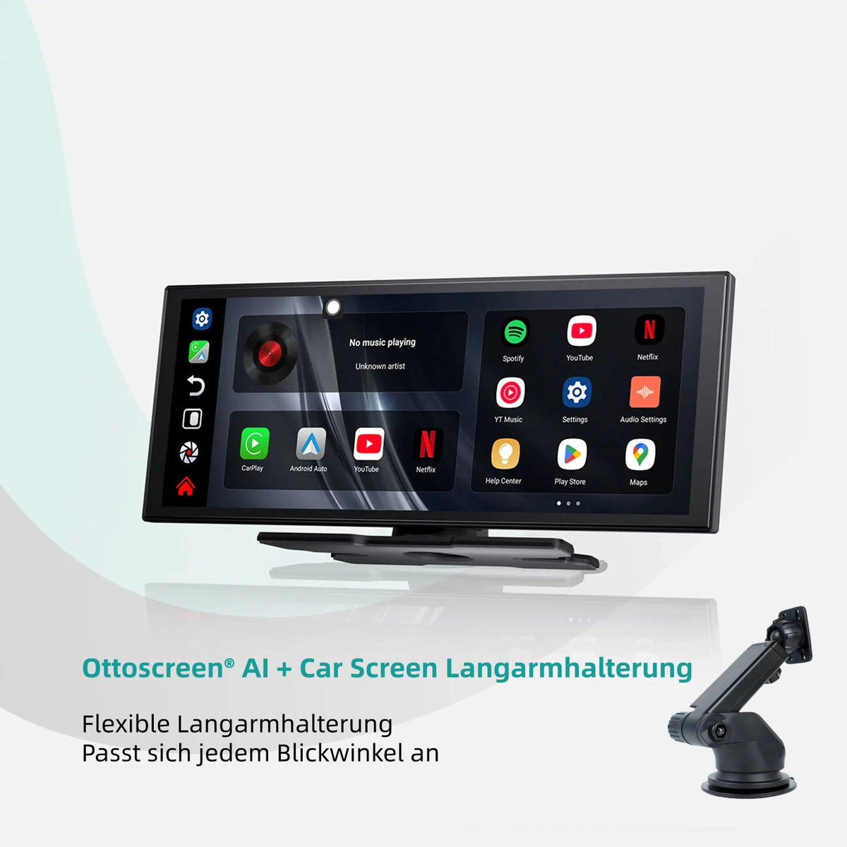 Affichage sans fil CarPlay et Android Auto d'Ottocast® Screen Flow