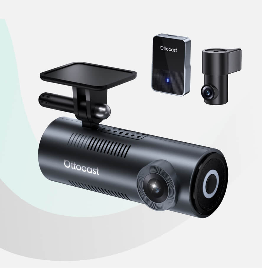 OttoSafe Cam – 2-in-1 Dashcam & Wireless CarPlay Adapter