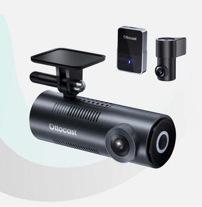 OttoSafe Cam – 2-in-1 Dashcam & Kabelloser CarPlay Adapter