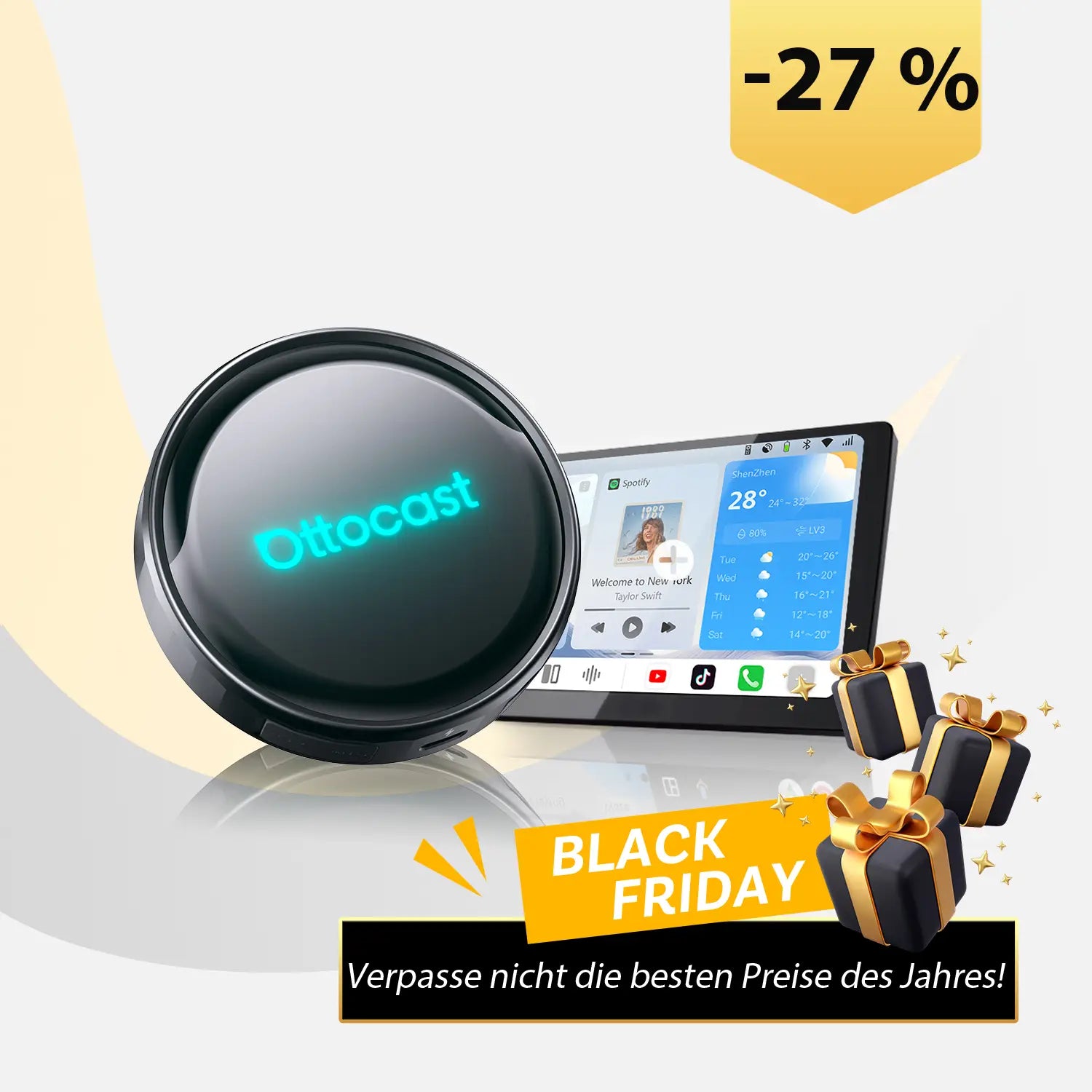 OttoAibox® P3 Pro CarPlay AI Box