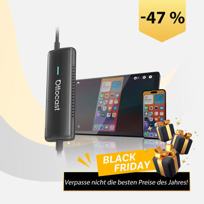 Ottocast® Mirror Touch Wireless CarPlay Adapter