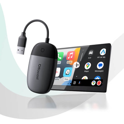 Ottocast® Play2Video X Wireless CarPlay/Android Auto All-in-1 Adapter