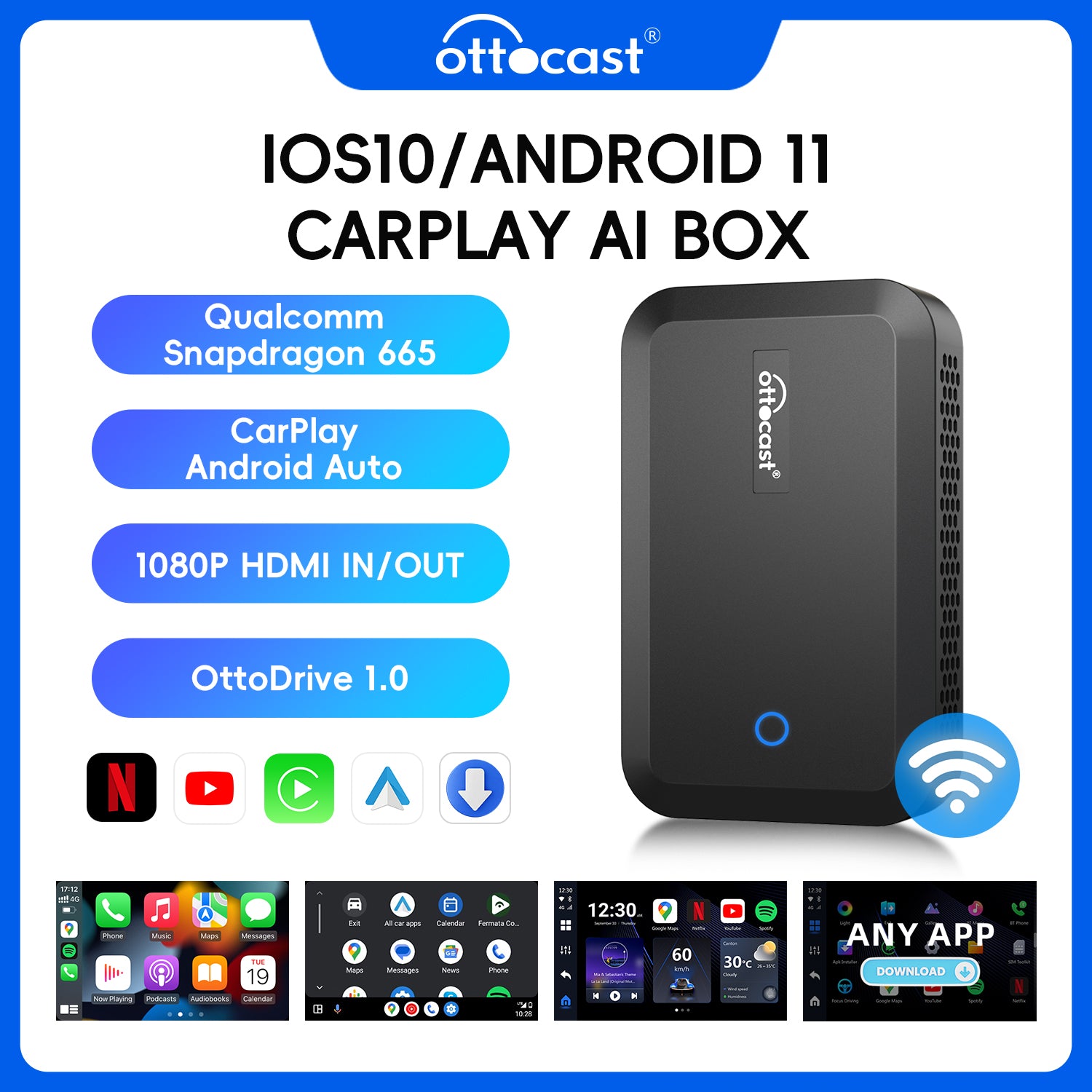 PICASOU 2 PRO Carplay AI Box