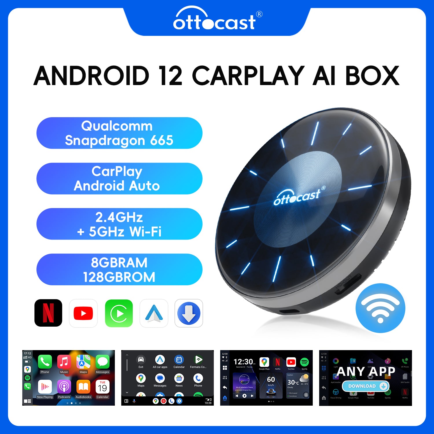 OttoAibox P3 CarPlay AI Box