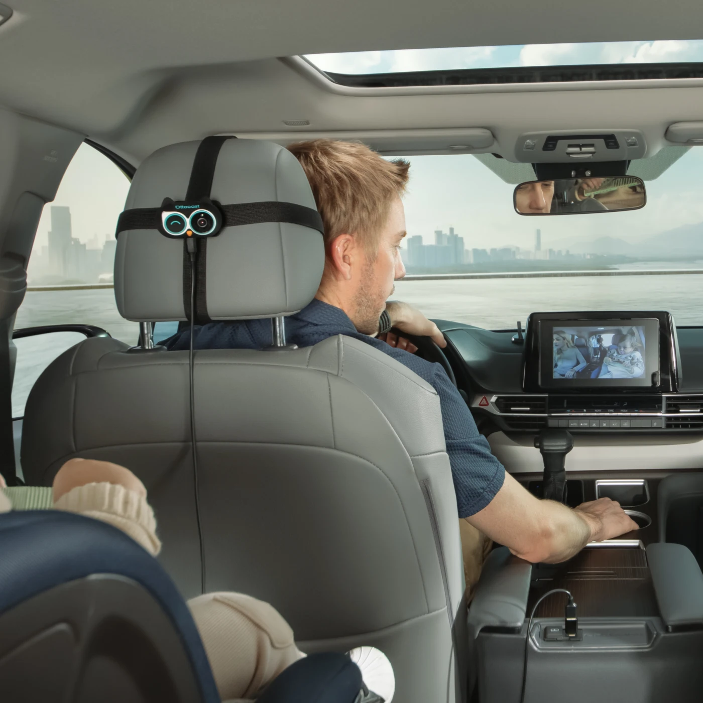 Adaptateur sans fil Ottocast® Cabin Care Owl Monitoring pour CarPlay