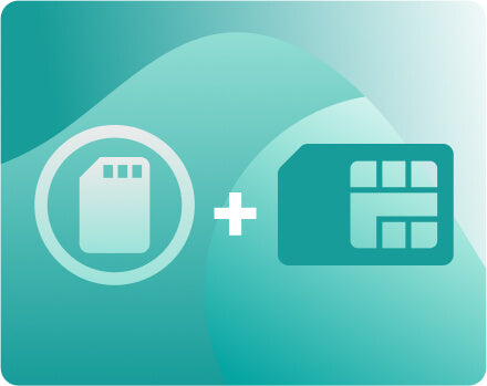 <h4>SIM-Karten-Slot und bis zu 256 GB</h4>