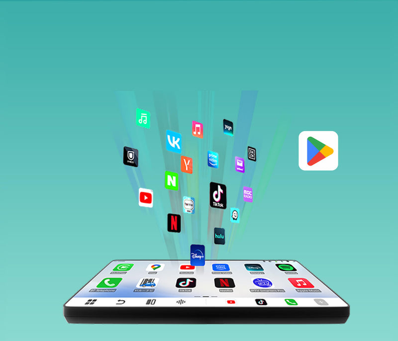 <h3>Alle deine Lieblings-Apps auf dem Auto-Display</h3>