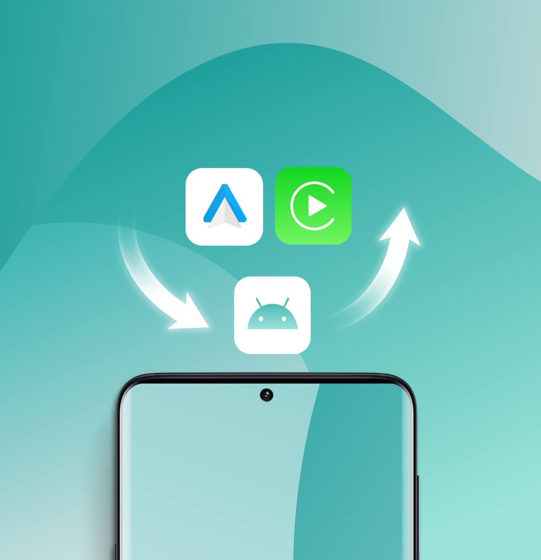 <h3>Kabelloses CarPlay & Android Auto</h3>