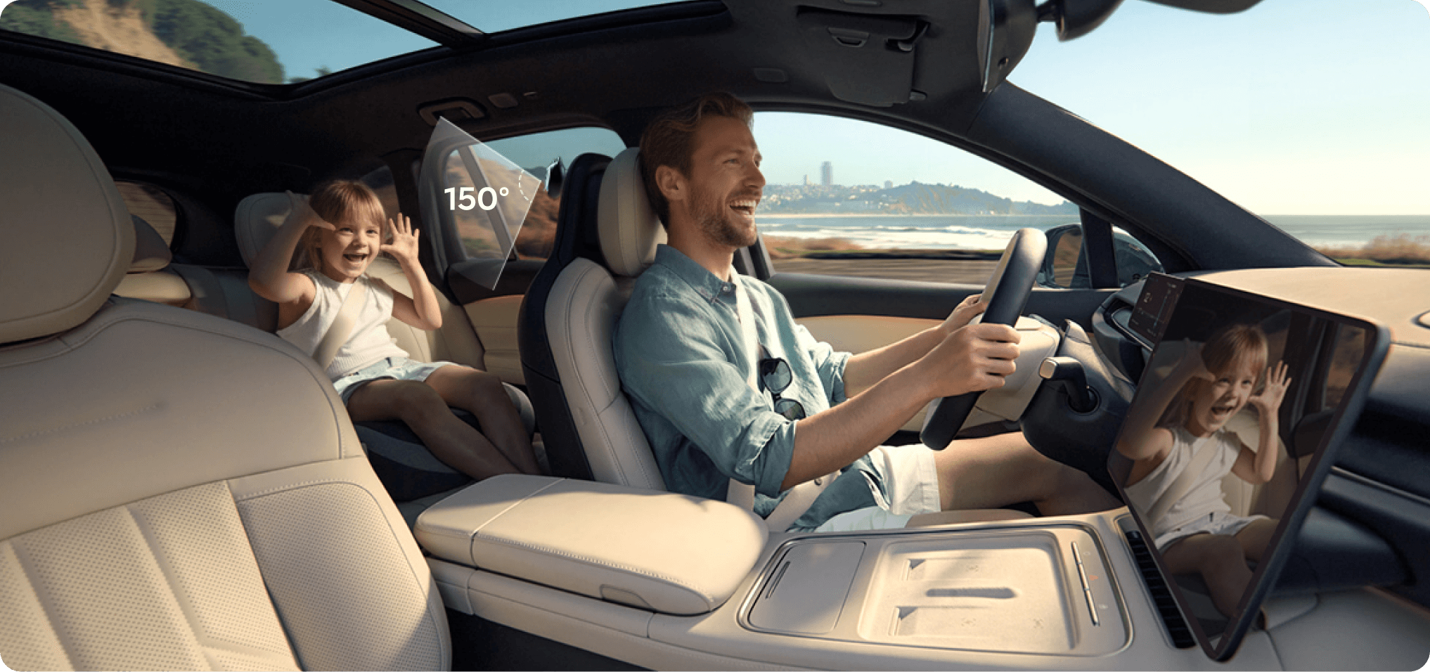 <h3>Rücksitz in Echtzeit im Blick</h3>