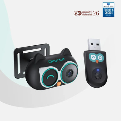 Ottocast® Cabin Care Owl Monitoring Wireless CarPlay Adapter