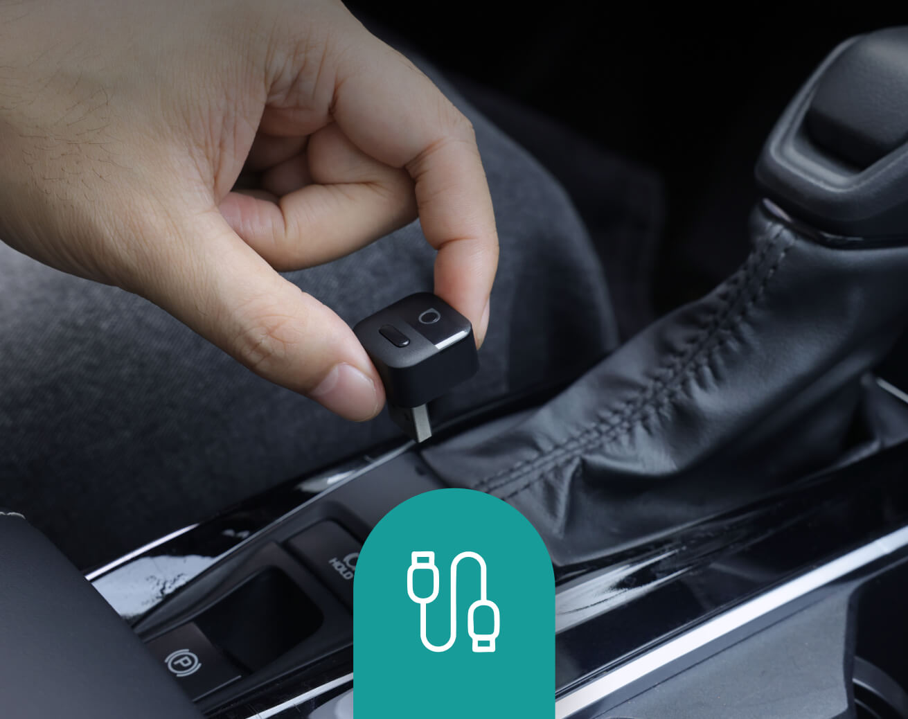 <h4>In den USB-Anschluss einstecken</h4>