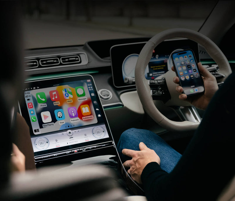 <h4>Nahtloses kabelloses CarPlay und Android Auto</h4>
