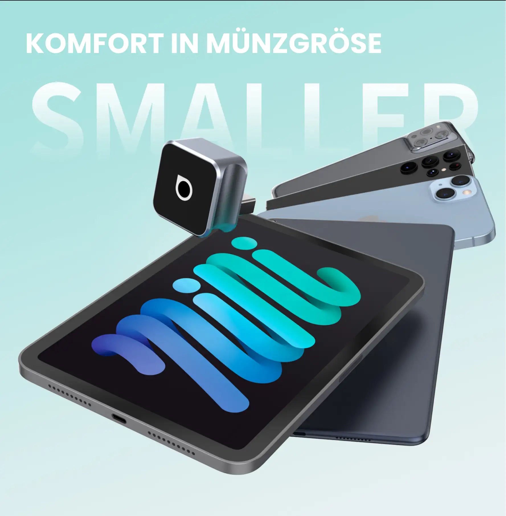 Ottocast® Mini Cube 3.0 Wireless CarPlay Und Android Auto Adapter
