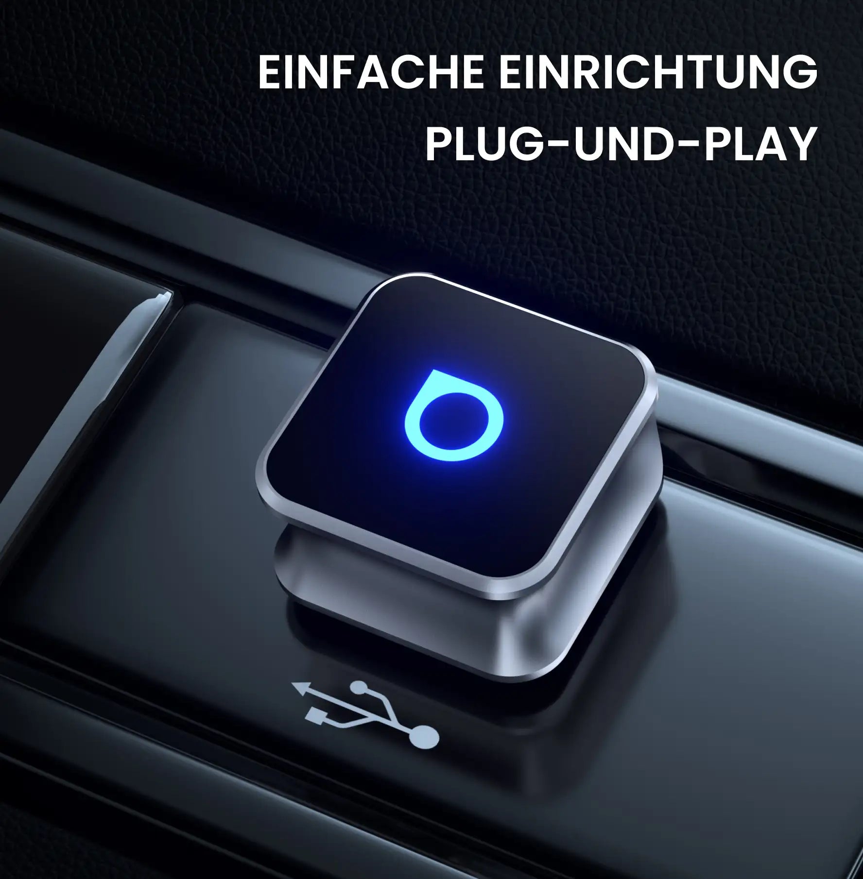 Ottocast® Mini Cube 3.0 Wireless CarPlay Und Android Auto Adapter