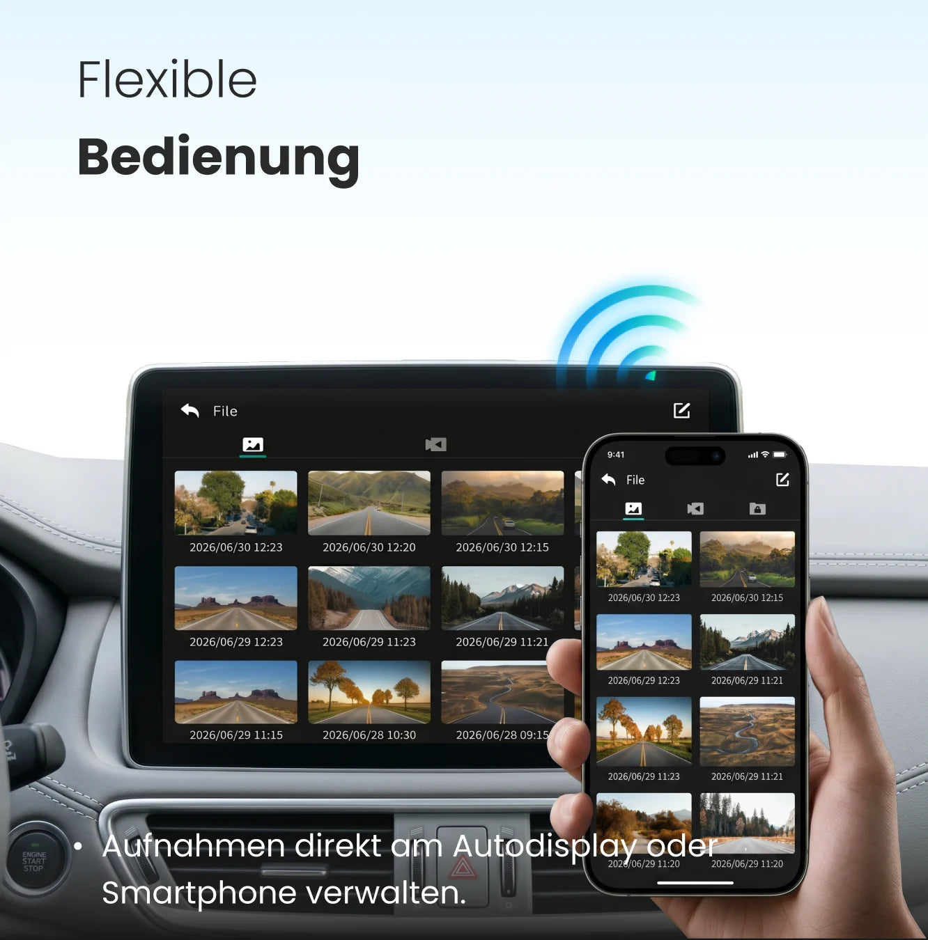 OttoSafe Cam 2-in-1 Dash Cam & Wireless CarPlay Adapter