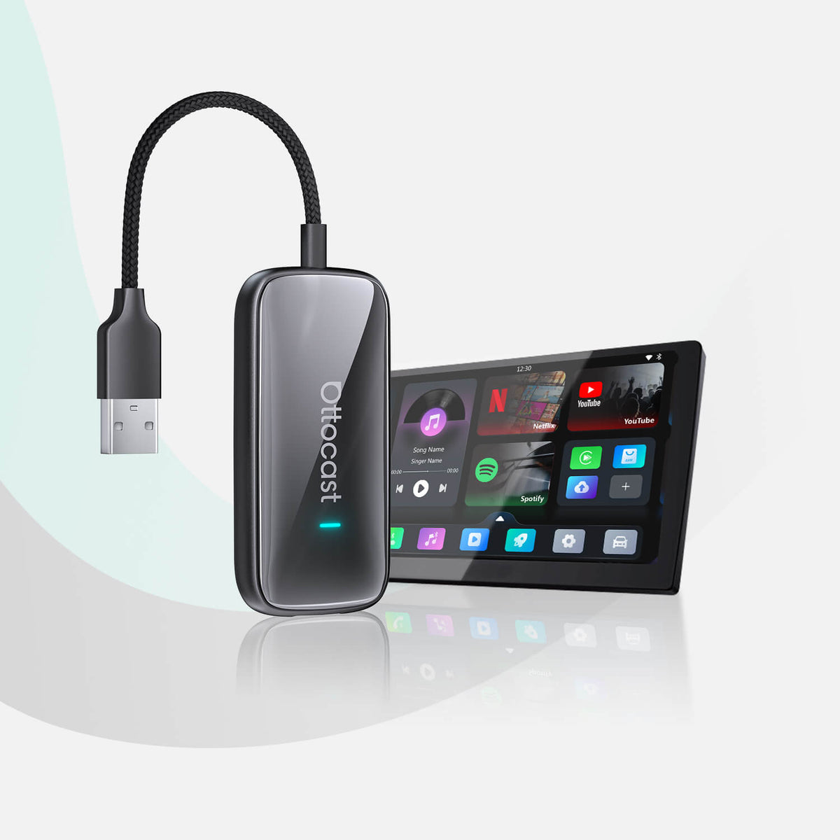 Ottocast® Play2Video Ultra All-in-1-Adapter mit App Hub