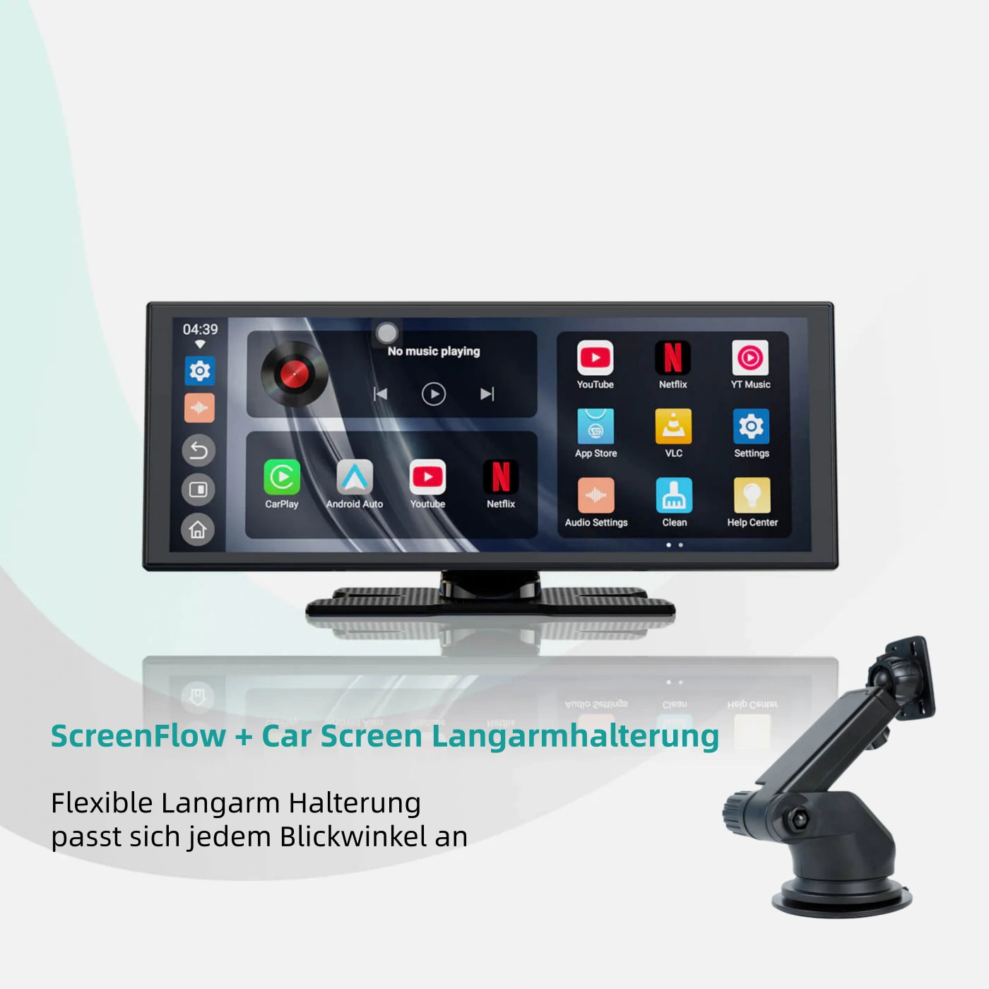 Ottocast® ScreenFlow Wireless CarPlay & Android Auto Display