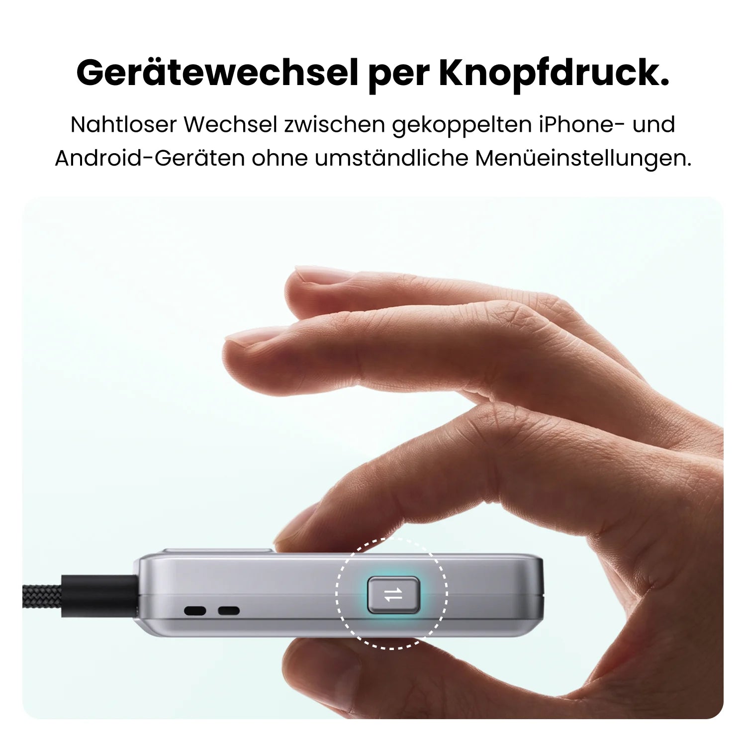 Ottocast® U2Air Edge Wireless CarPlay und Android Auto Adapter