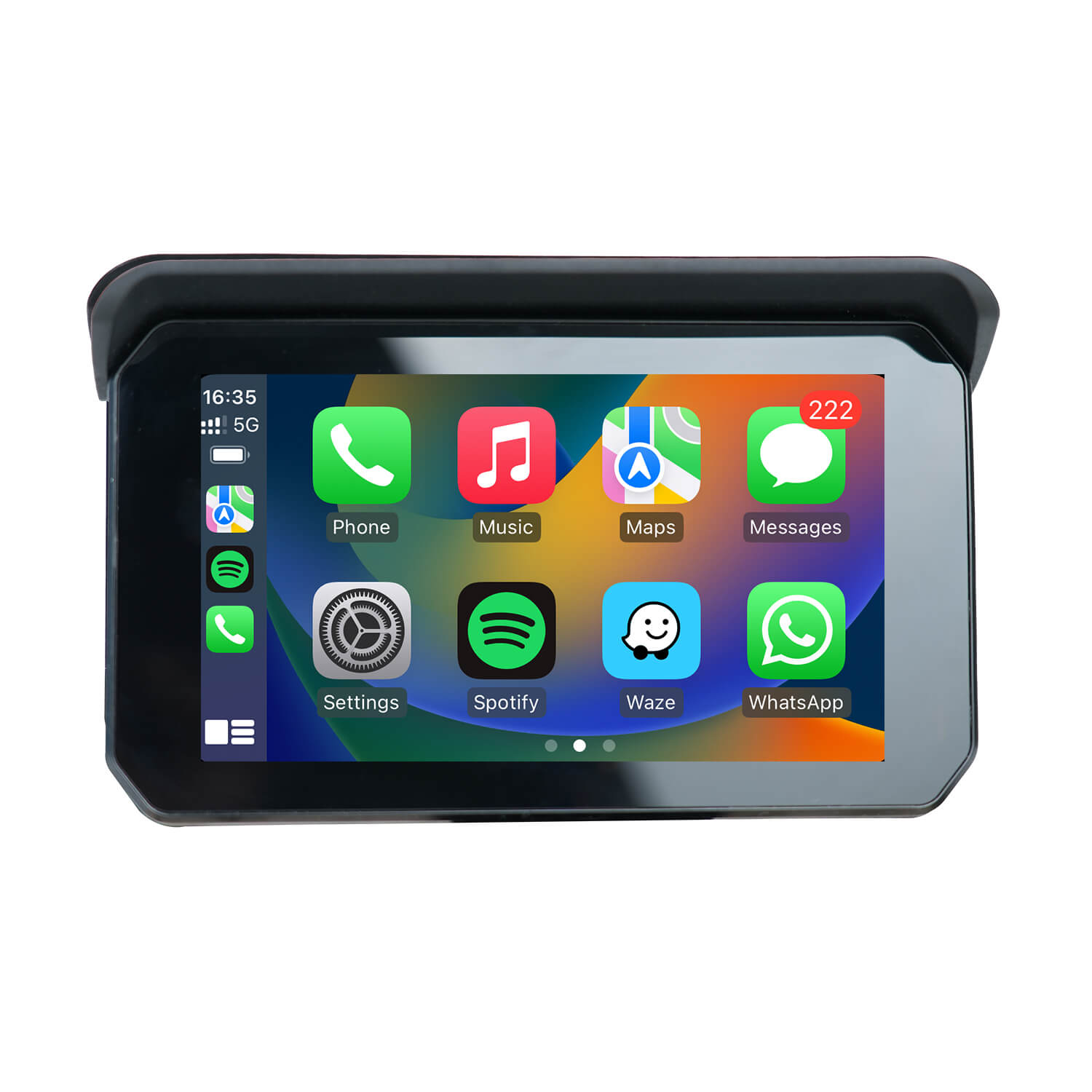 Ottocast® CarPlay Lite C5 SE Tragbarer Motorrad GPS Kabelloser  CarPlay/Android Auto Bildschirm